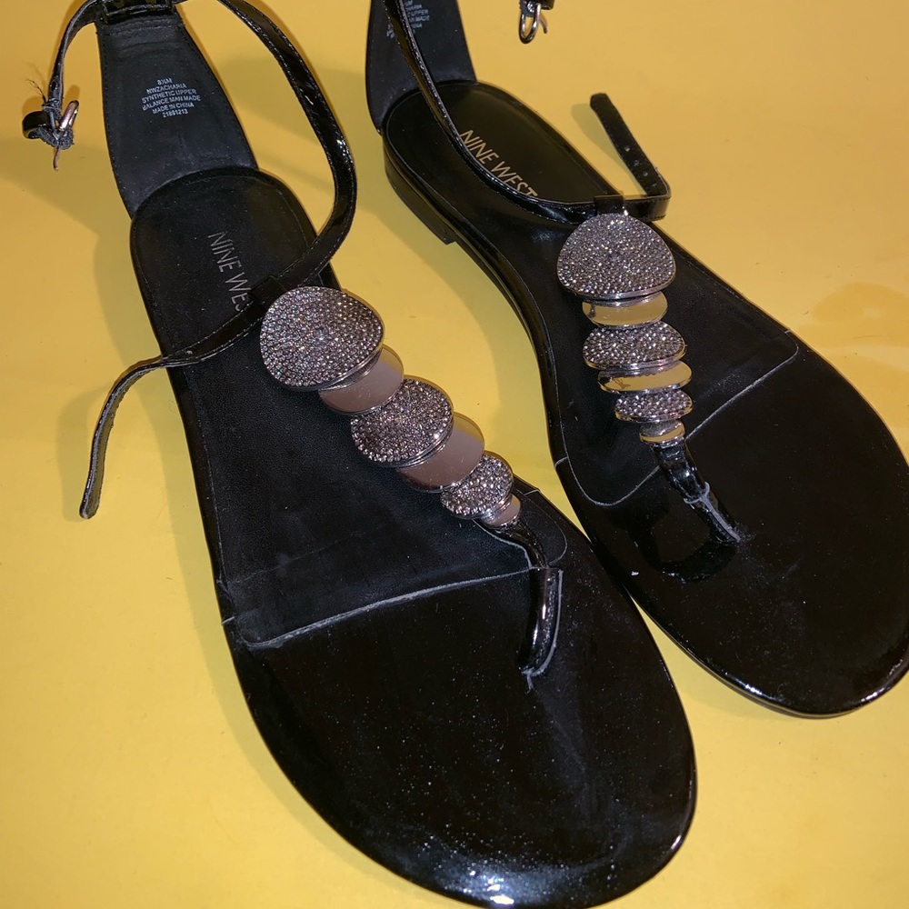 Jelly Sandal with Silver Accents